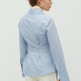 Kaloni-M_Blue Navy Stripe_Model_2